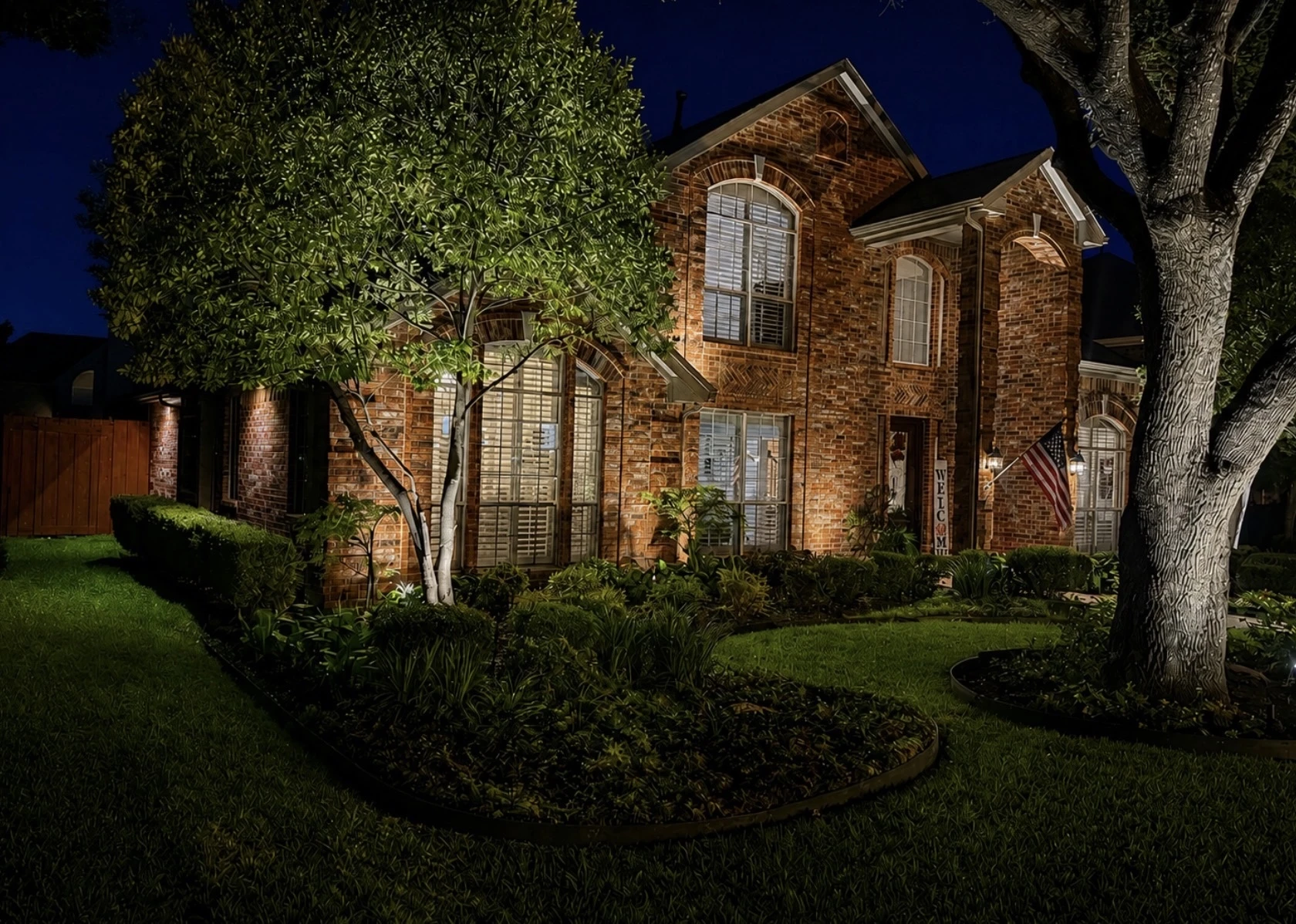 Allen, TX Home Outdoor Lighting Transformation