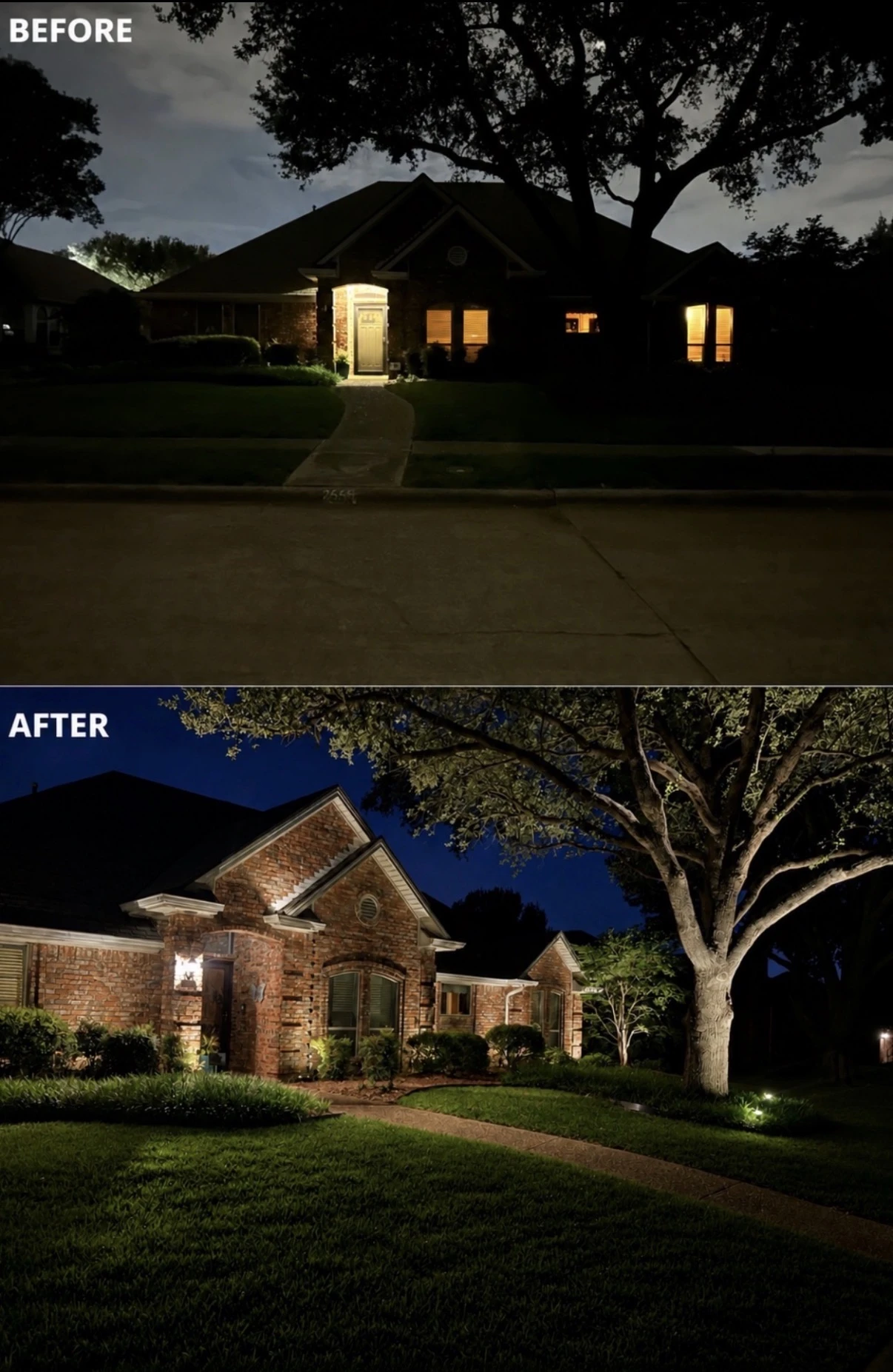 Home Outdoor Lighting in Richardson, TX