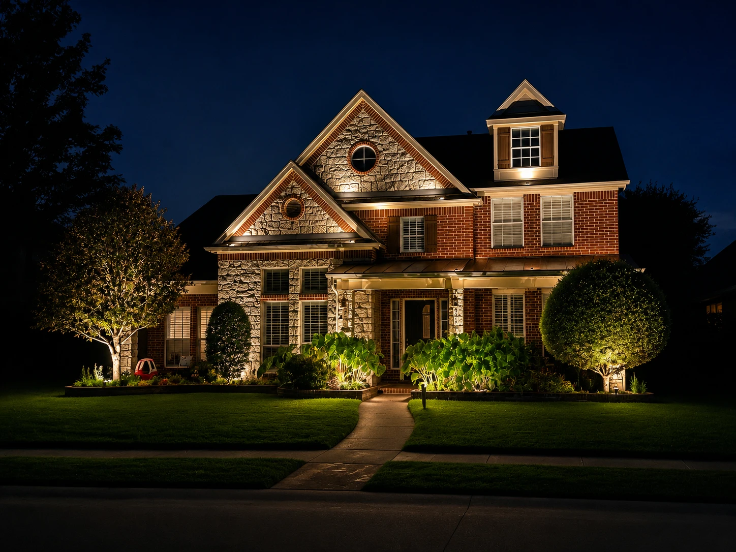 Home Exterior Lighting in Lewisville, TX