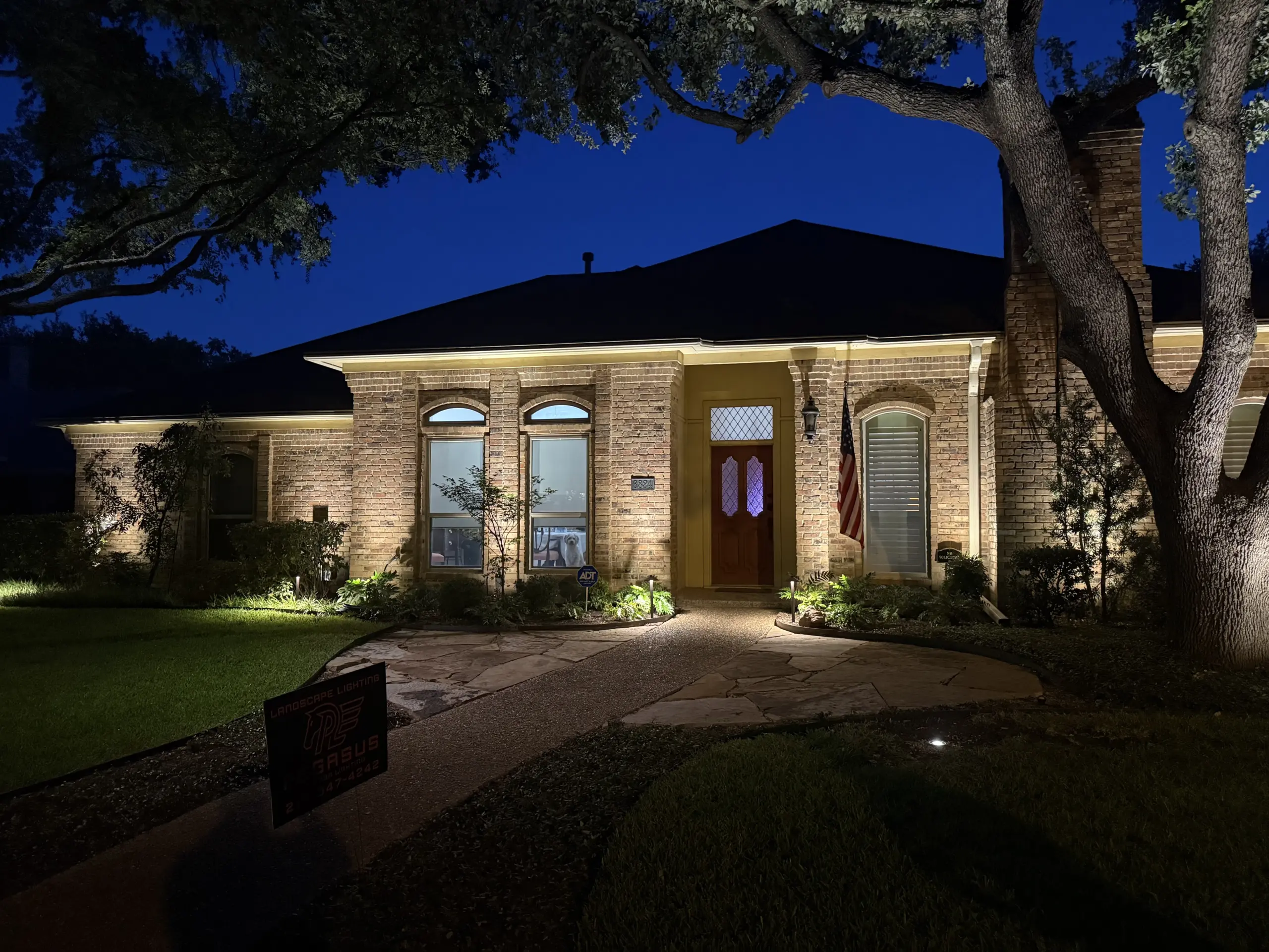 Recent Projects Home Outdoor Lighting Transformation in Dallas, TX
