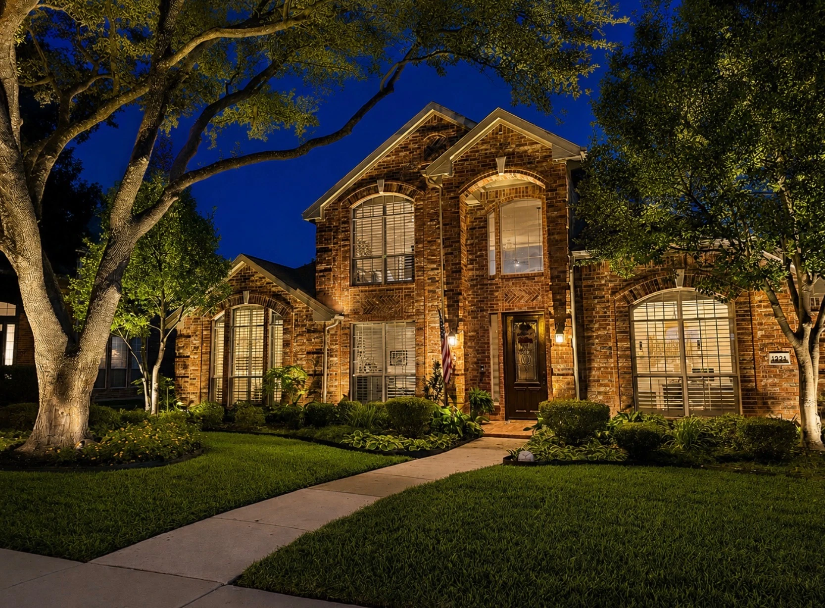 Recent Projects Allen, TX Home Outdoor Lighting Transformation