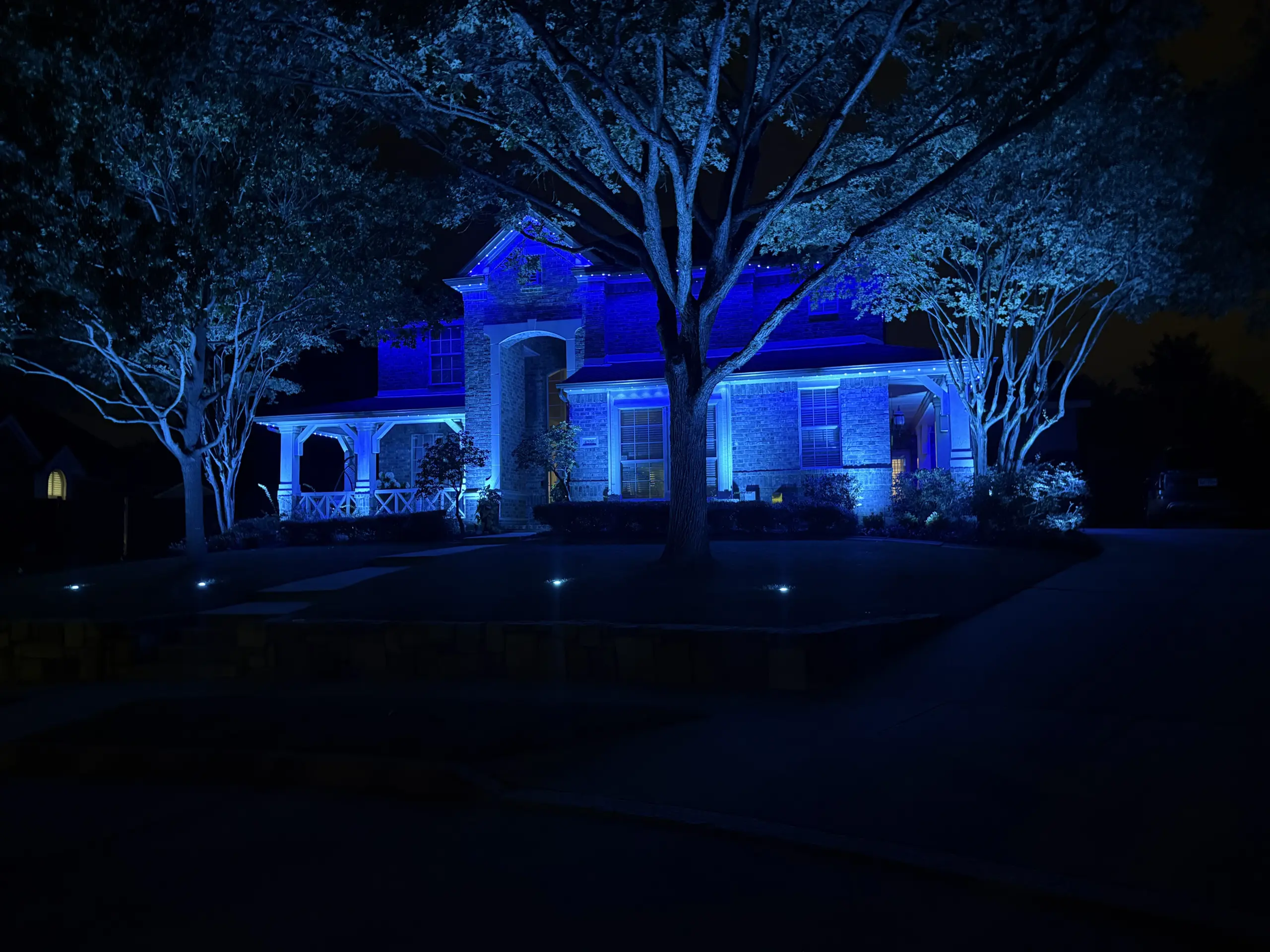 Permanent Holiday Lighting in Flower Mound, TX