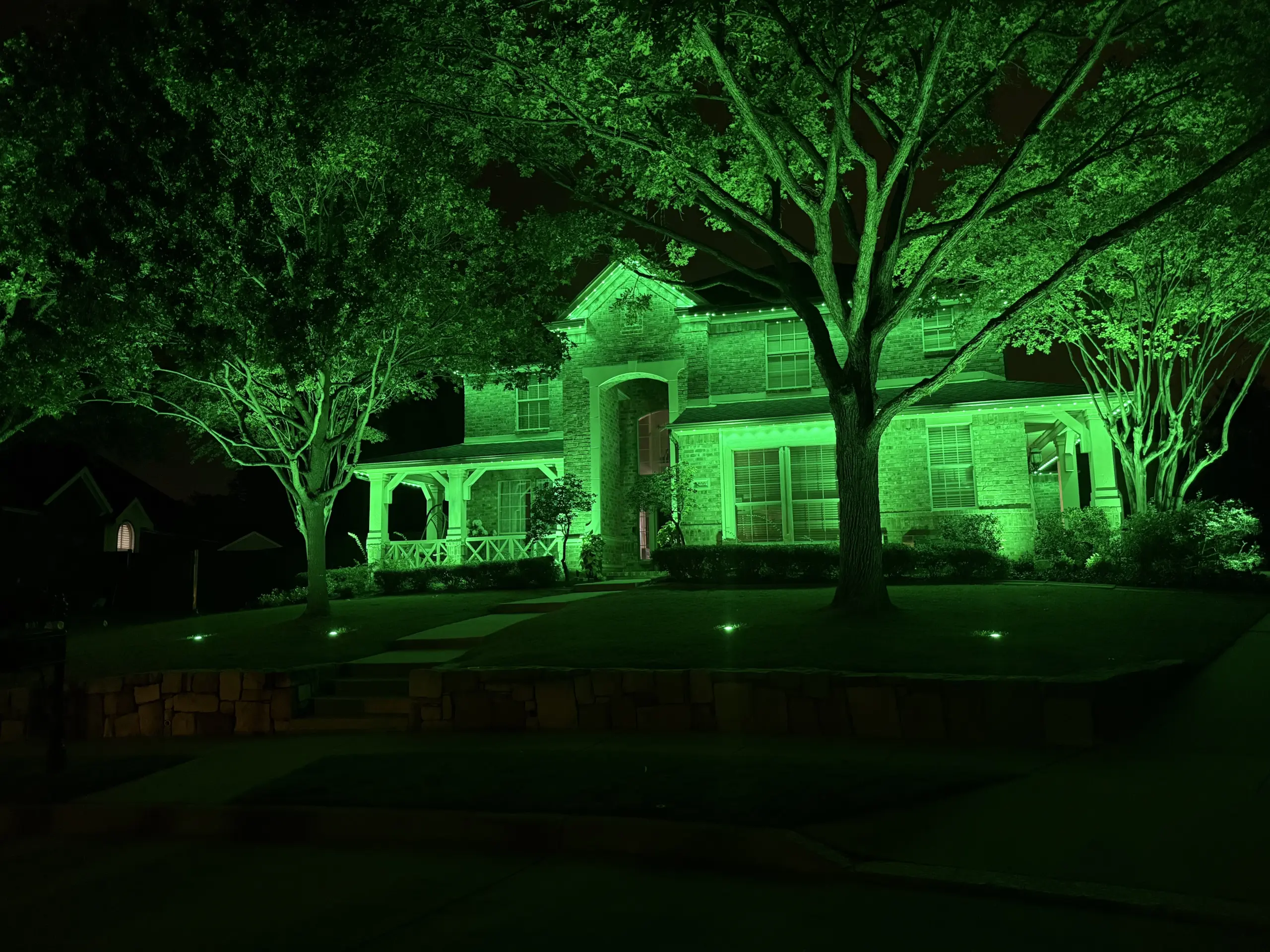Permanent Holiday Lighting in Flower Mound, TX
