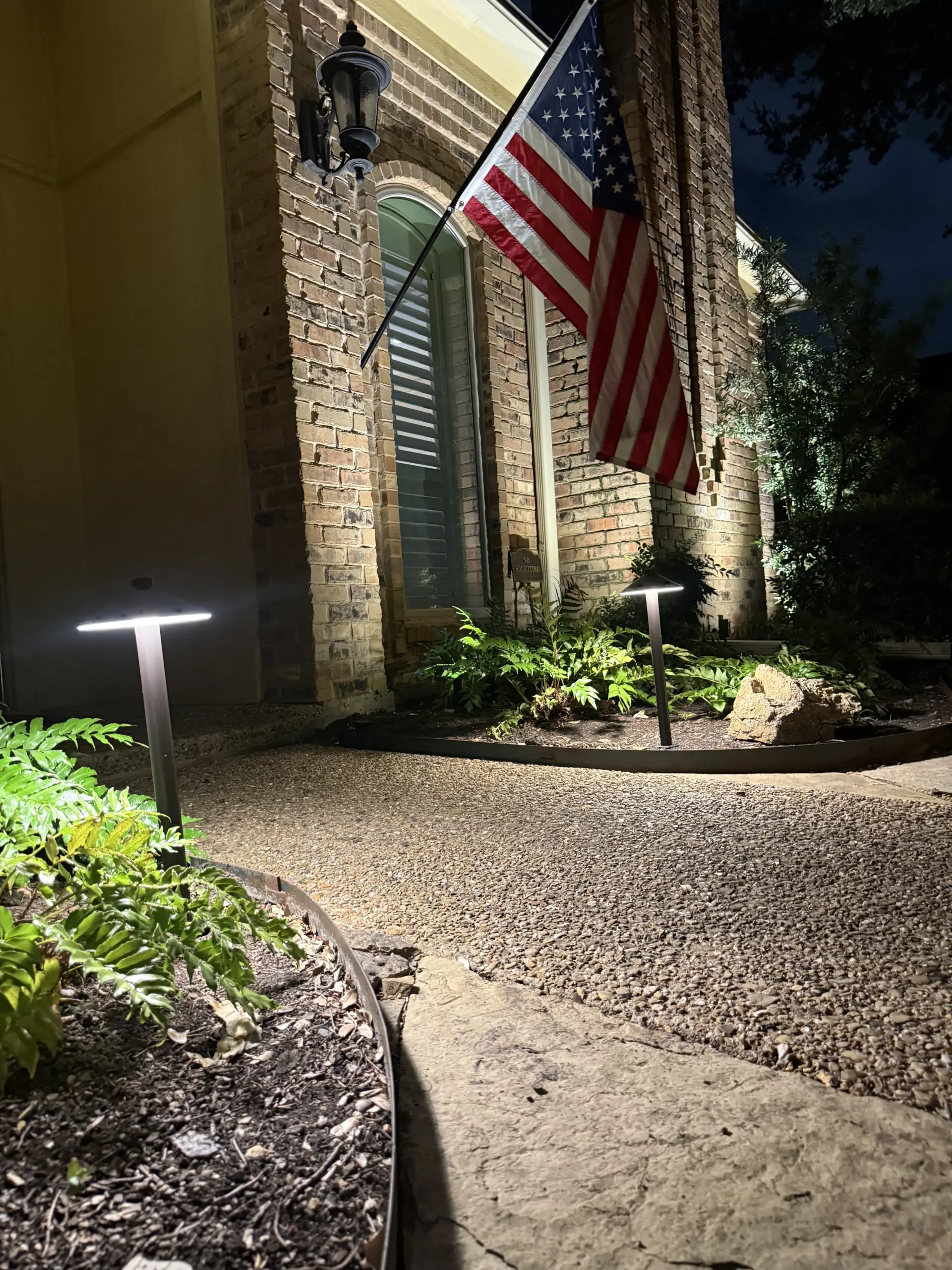 Home Outdoor Lighting Transformation in Dallas, TX